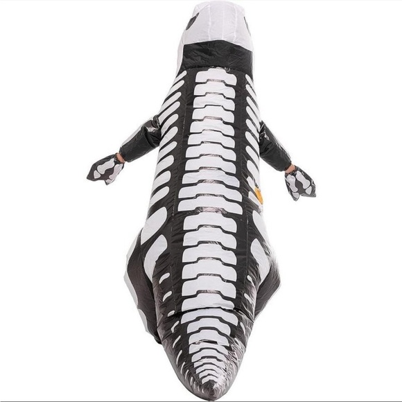 Joyfy Inflatable Skeleton Dinosaur Costume – LED Eyes, 8ft Tall - EUC - Picture 5 of 5